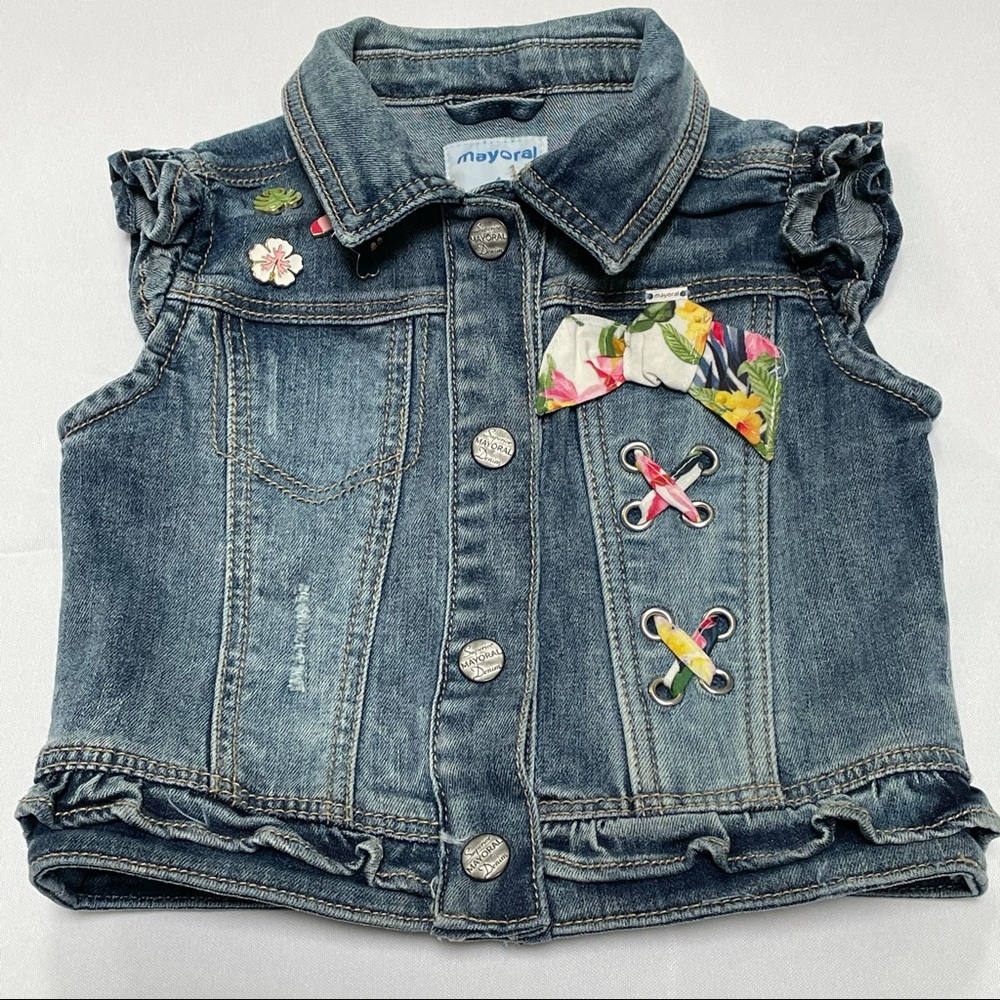 Boutique Girls Denim Vest